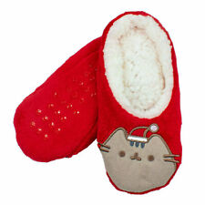 LADIES SLIPPER SOCKS EX UK STORE PUSHEEN SOFT PLUSH COSY FOOTLETS 2 SIZES BNWT