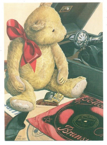Postcard teddy bear play - bear,