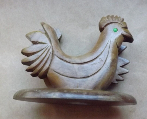 Wooden chicken hen - wooden, rooster
