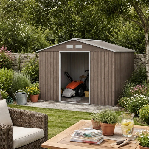 Outsunny 9x6ft steel garden - outsunny,