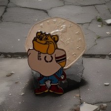 Fred Perry British Bulldog Pin Badge, Vespa, Lambretta, Mods The Jam Paul Weller