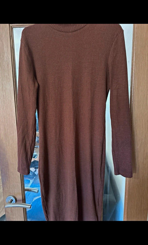 Primark brown ribbed knit - brown, long