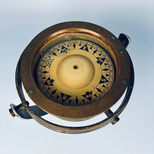 ANTIQUE SESTREL BRASS COMPASS