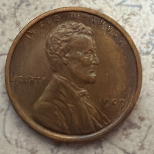 1909 vdb lincoln cent - lincoln, au