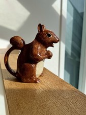 Vintage Quail Ceramics Red Squirrel Jug Q8