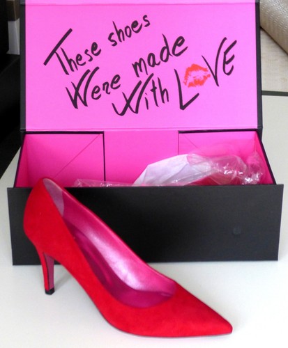 Stunning red high - stunning, heel
