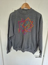 The Sweater Shop Teens Vintage Sweatshirt Size Large Preowned  Grey