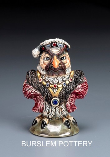 Burslem pottery grotesque bird - pottery,