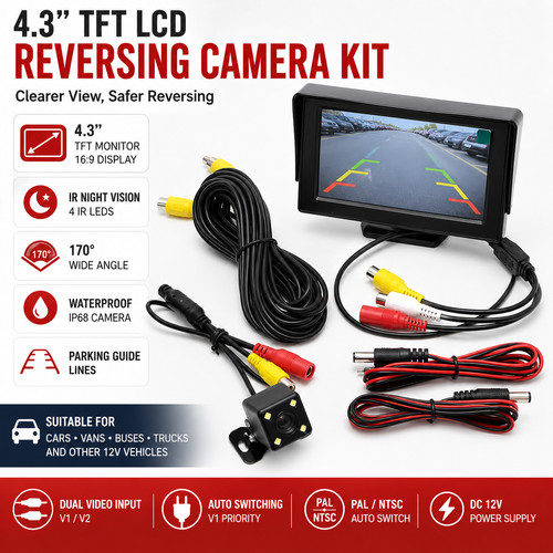 3in monitor rear - monitor, view