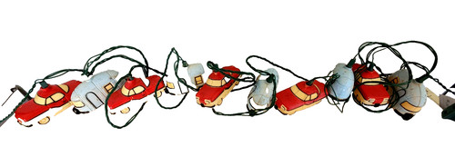 Vintage christmas camper car - christmas,