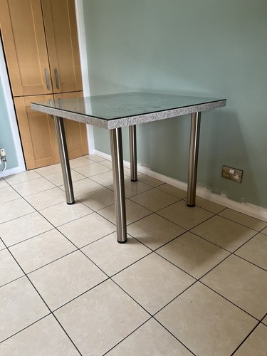 Kitchen table wth chrome - wth,