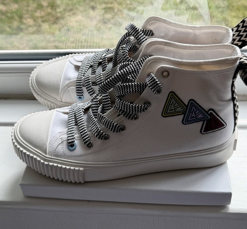 White lanvin high top - lanvin, canvas