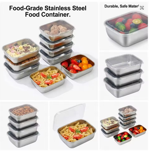 5pcs stainless steel - stainless,