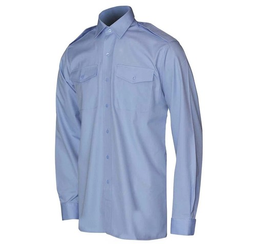 Air force shirt blue long - shirt,
