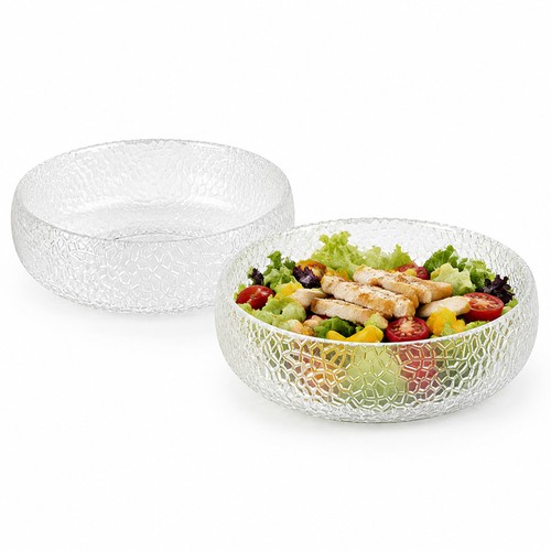 Glass bowls set 500ml - set, of