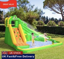 Kids bouncy castle with slide - kids,