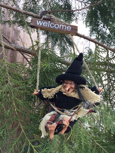 Spooky witch hanging figure - spooky,
