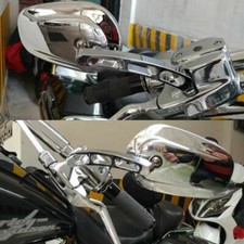 BIG Chrome Motorcycle Mirrors