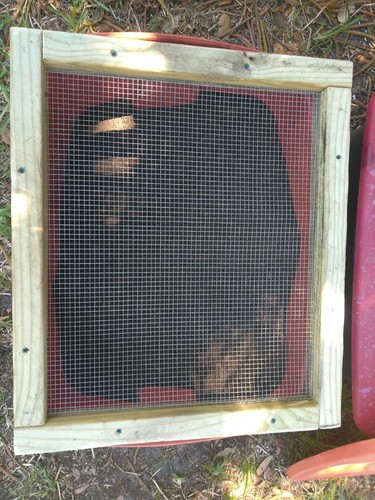 Soil sifter mesh - soil, 1/4"