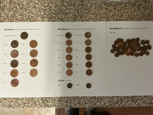 British coins collection - coins, bulk