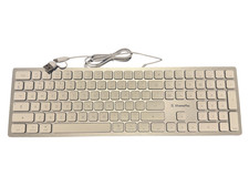 Genuine XtremeMac V2 Keyboard USB C or A for Apple Mac Wired NEW VAT Silver Whit