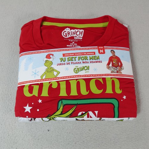 The grinch pajama set mens - grinch,