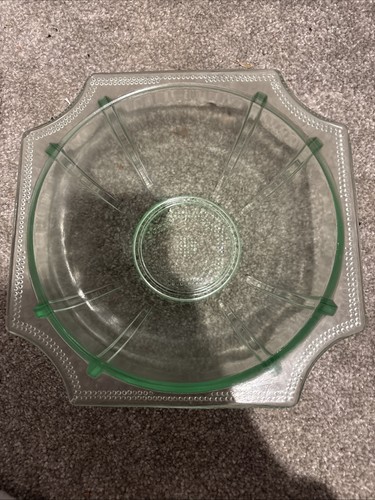 Green vintage 1930s depression - green,