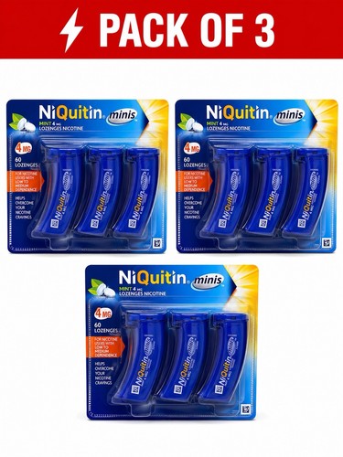 Niquitin minis 4mg mint 60 - niquitin,