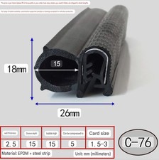 Universal Large Door Rubber