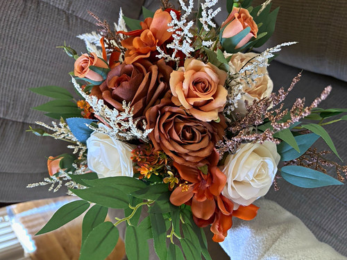 Artificial silk wedding flower - artificial,