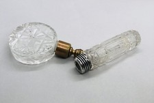 Victorian silver topped - topped, cut