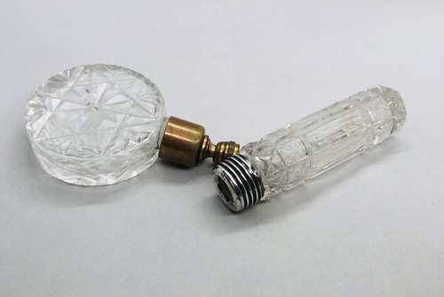 Victorian silver topped - topped, cut