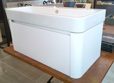 Catalano Green 1000mm Italian Basin & Matt White Vanity Unit Ex-Display