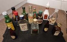 Vintage miniature alcohol - vintage,