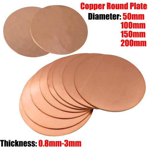 Copper plate sheet round - plate,