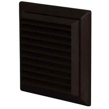 Extractor Fan Wall Black Fixed