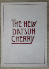 Datsun Cherry Range Brochure