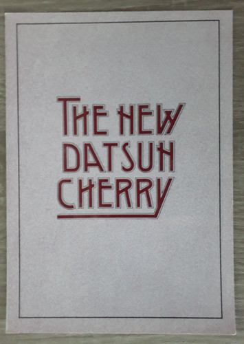 Datsun cherry range - datsun, brochure