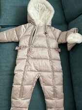 Ted Baker Baby Girl Snow Suit And Gloves 9-12 Months Net