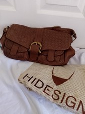 Hidesign Leather Brown Bag -