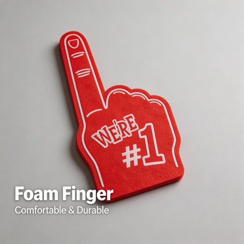 Cheerleader foam hand giant - cheerleader,