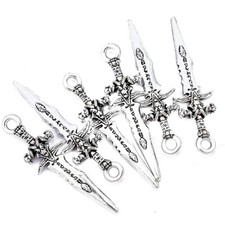 Tibetan Silver Charms Sword