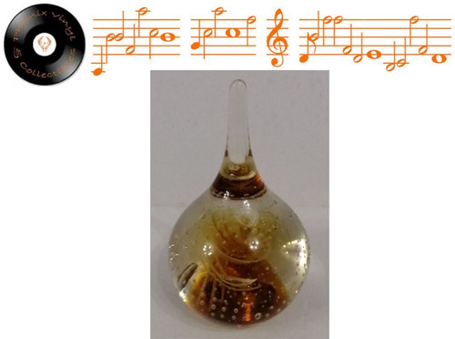 Vintage amber clear murano - vintage, &