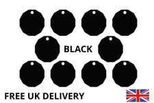Shopping Trolley Token £1 Reusable Acrylic Trolley Coin - Pack of 10 - Black