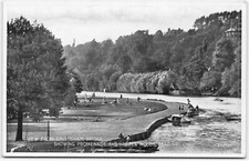 Vintage postcard Caversham Bridge Promenade Warren Woods Reading Berks AA654