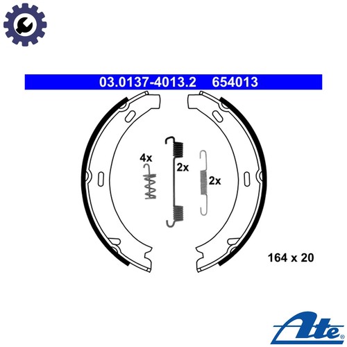 Brake shoe set parking - shoe,
