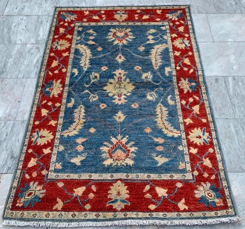 3x5 vintage afghan - ft, kazak