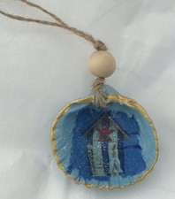 Hanging Shell Hand-Decorated