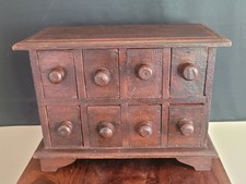 Asian Spice Wooden Storage Cabinet/Box with 8 Drawers- Freestanding-3 kg-276