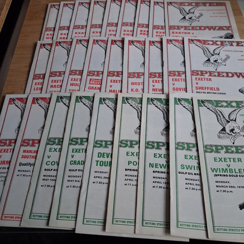 Exeter speedway programs - x, 27